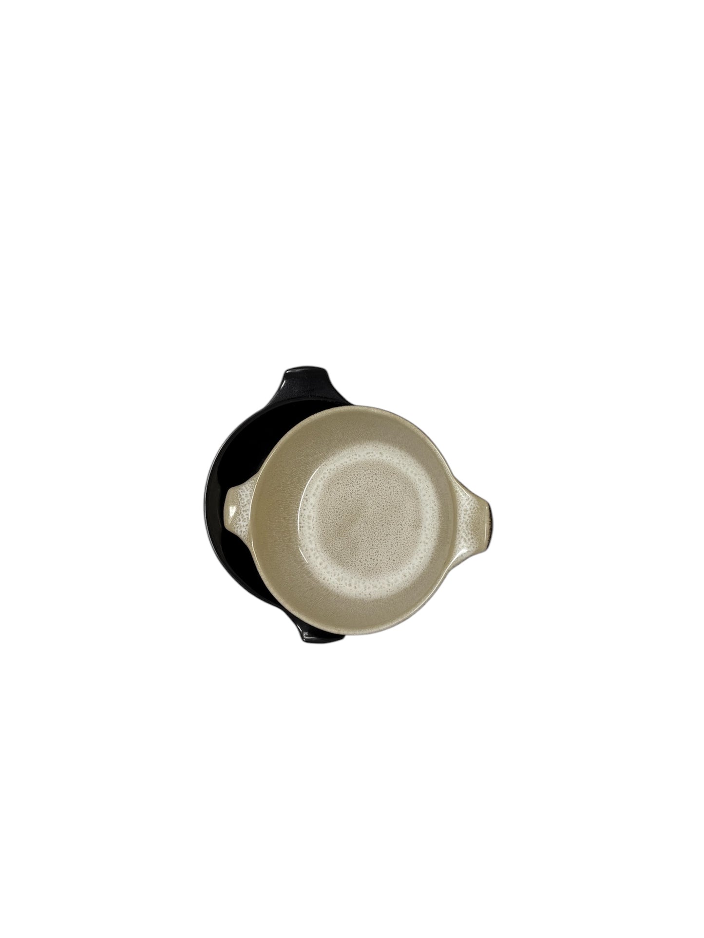 Ofenform Set Black & Sand – Rundes Keramikset für stilvolles Backen & Servieren