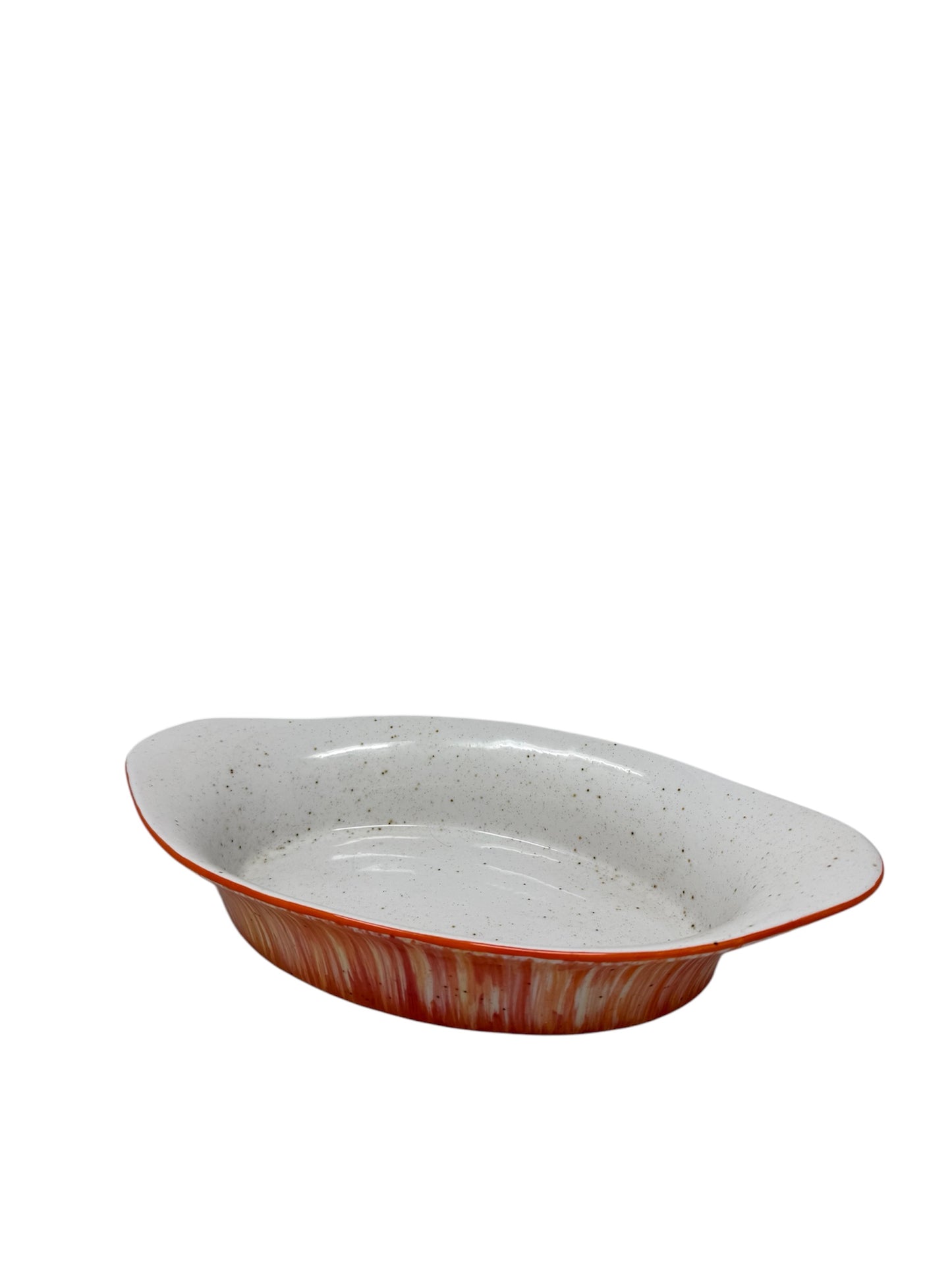 Ofenform Sol – Ovale Auflaufform in leuchtendem Orange