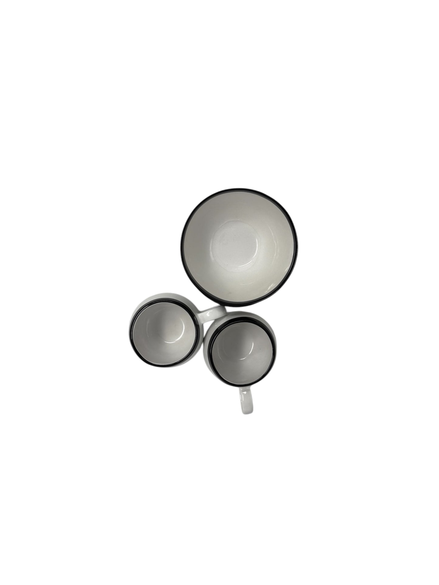 Breakfast Set Black & White – Tassen & Bowls