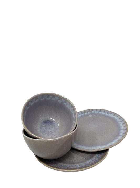 Dinnertime Set – Keramikset in natürlichem Stein-Ton
